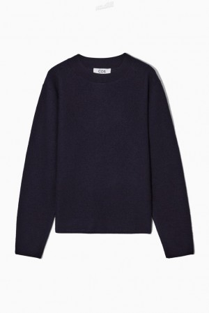 Black COS Boiled Merino Wool Sweater Tops | SO81-V0XL