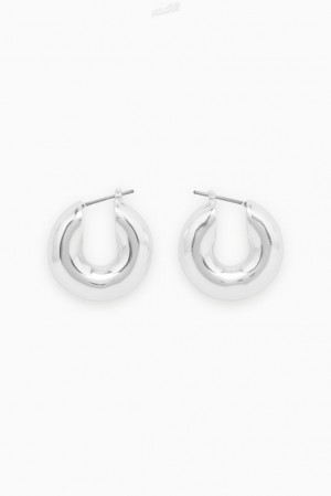 Gold COS Small Chunky Hoop Earrings Jewelry & Jewellery | WP31-E5HP