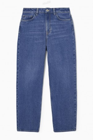 Medium Blue COS Symmetry Jeans - Straight Jeans | TX41-P5AN