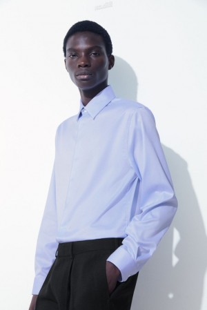 White COS The Minimal Tailored Shirt Shirts | VG62-Y7VJ