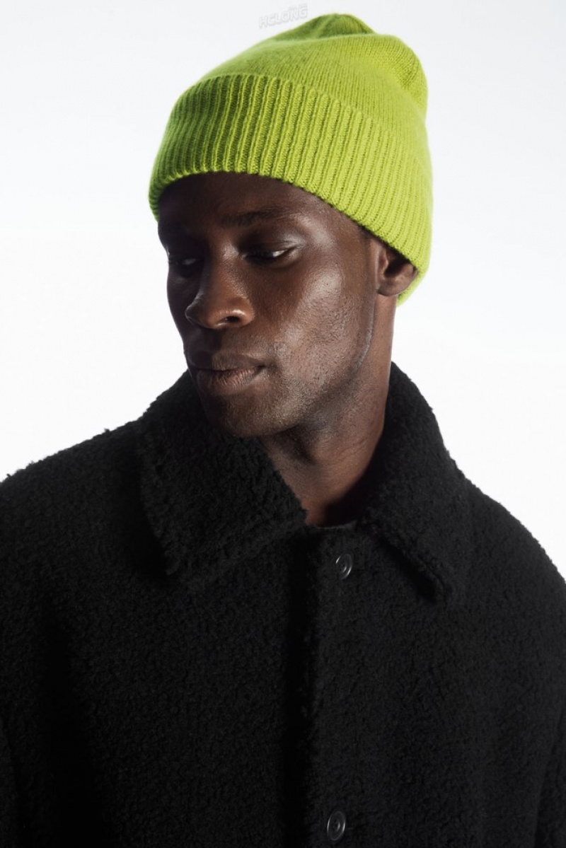 Black COS Pure Cashmere Beanie Hats | CK09-H0SD