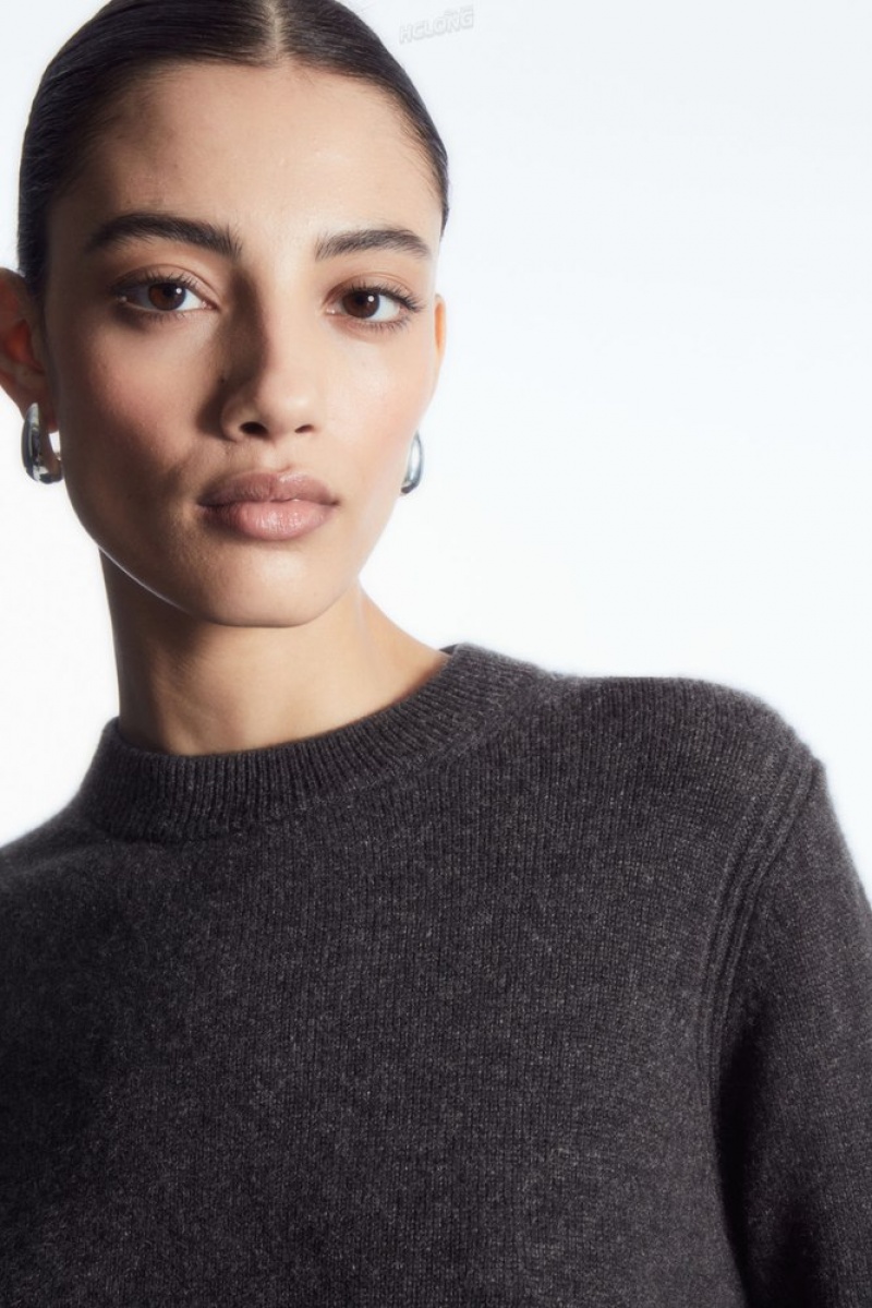 Black COS Pure Cashmere Sweater Sweaters & Cardigans | KB51-O8YW