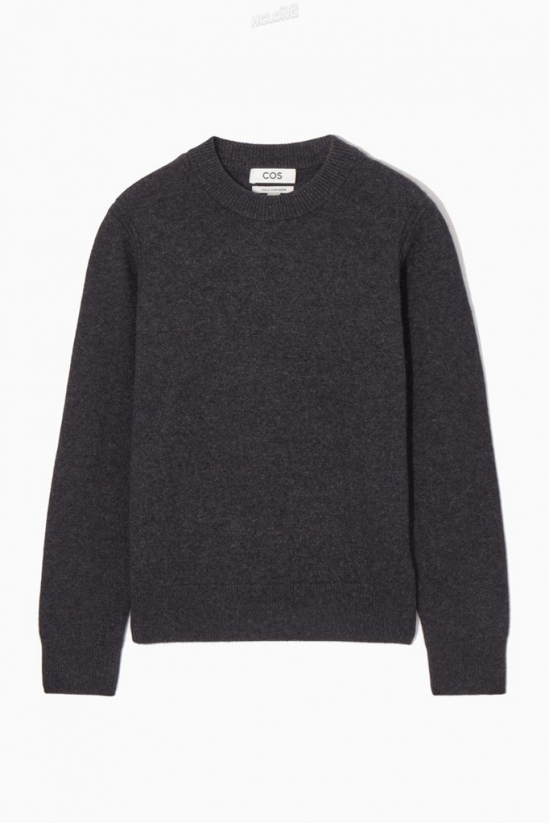 Black COS Pure Cashmere Sweater Sweaters & Cardigans | KB51-O8YW