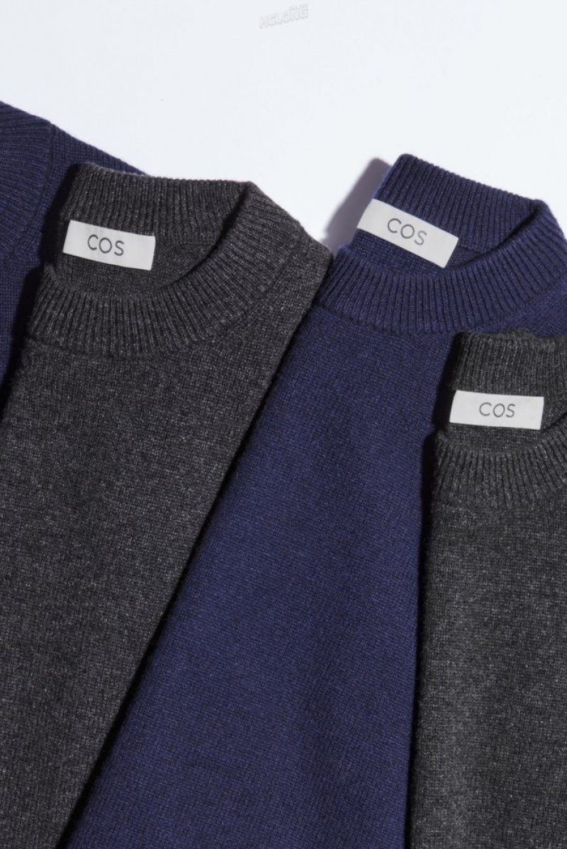 Black COS Pure Cashmere Sweater Sweaters & Cardigans | KB51-O8YW