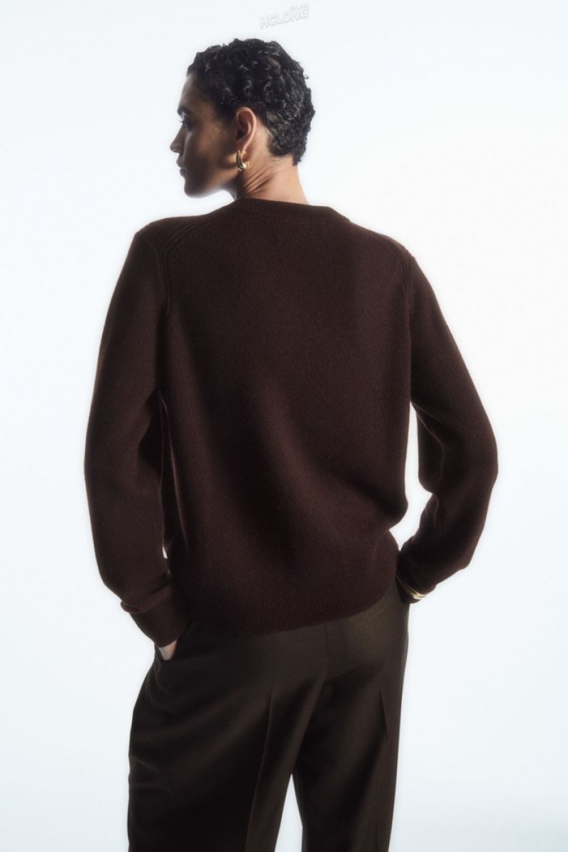 Black COS Pure Cashmere Sweater Sweaters & Cardigans | LI50-S8UM