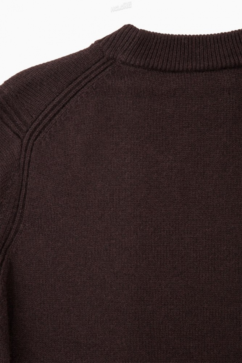 Black COS Pure Cashmere Sweater Sweaters & Cardigans | LI50-S8UM