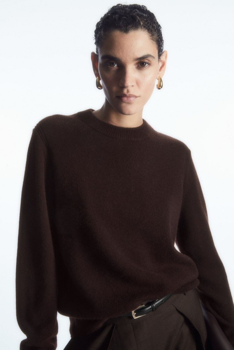 Black COS Pure Cashmere Sweater Sweaters & Cardigans | LI50-S8UM