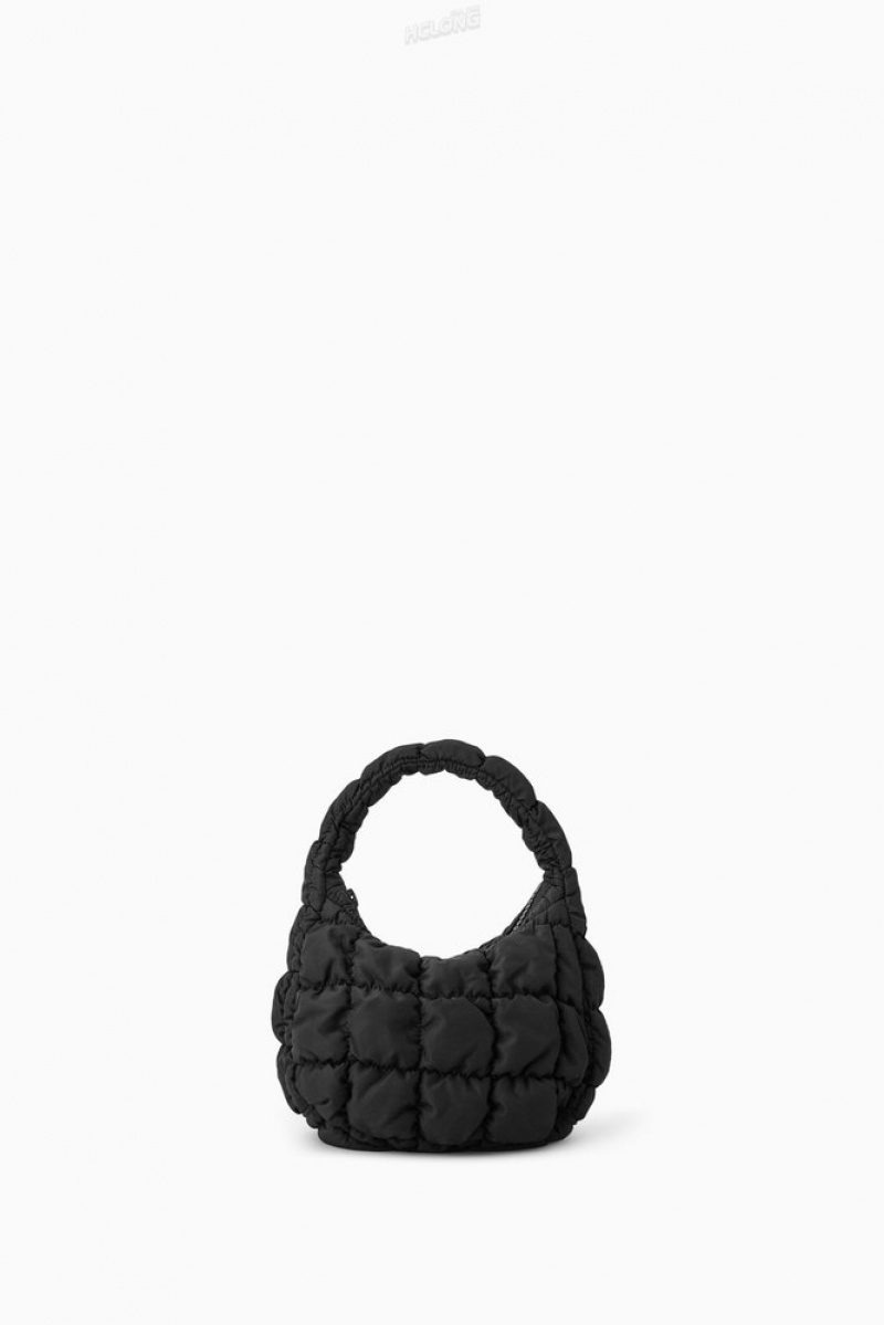 Black COS Quilted Micro Bag Bags | LW01-U2ML