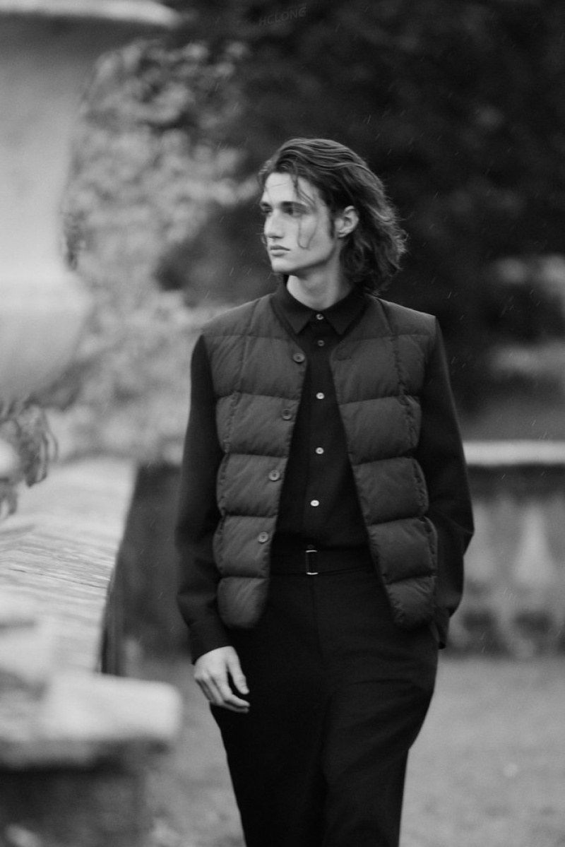 Black COS Quilted Padded Liner Gilet Coats & Jackets | MI46-L3DT