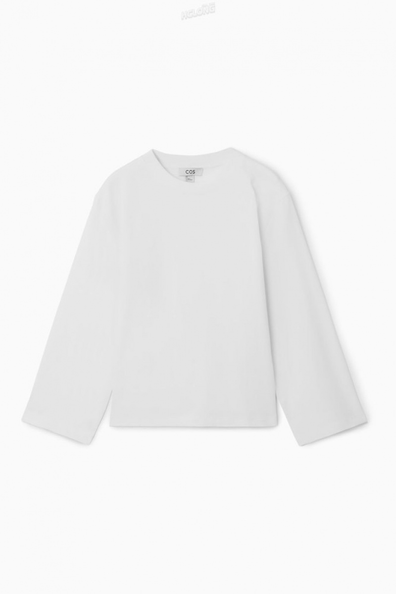 Black COS Wide-Sleeved Top Tops | KB23-C7SF