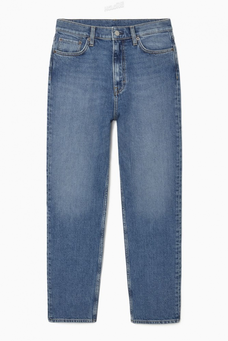 Dusty Blue COS Glide Jeans - Slim Jeans | IA90-R6IX