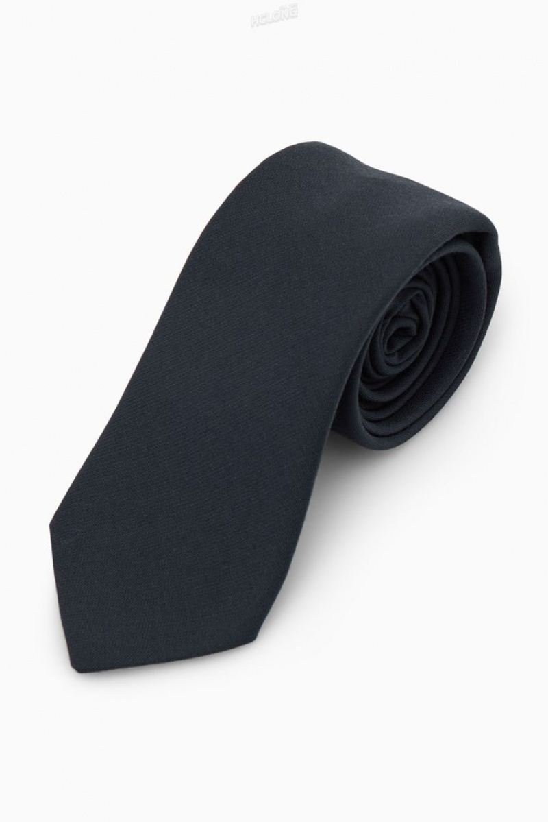 Navy COS Classic Tie Ties | QA45-D4AF