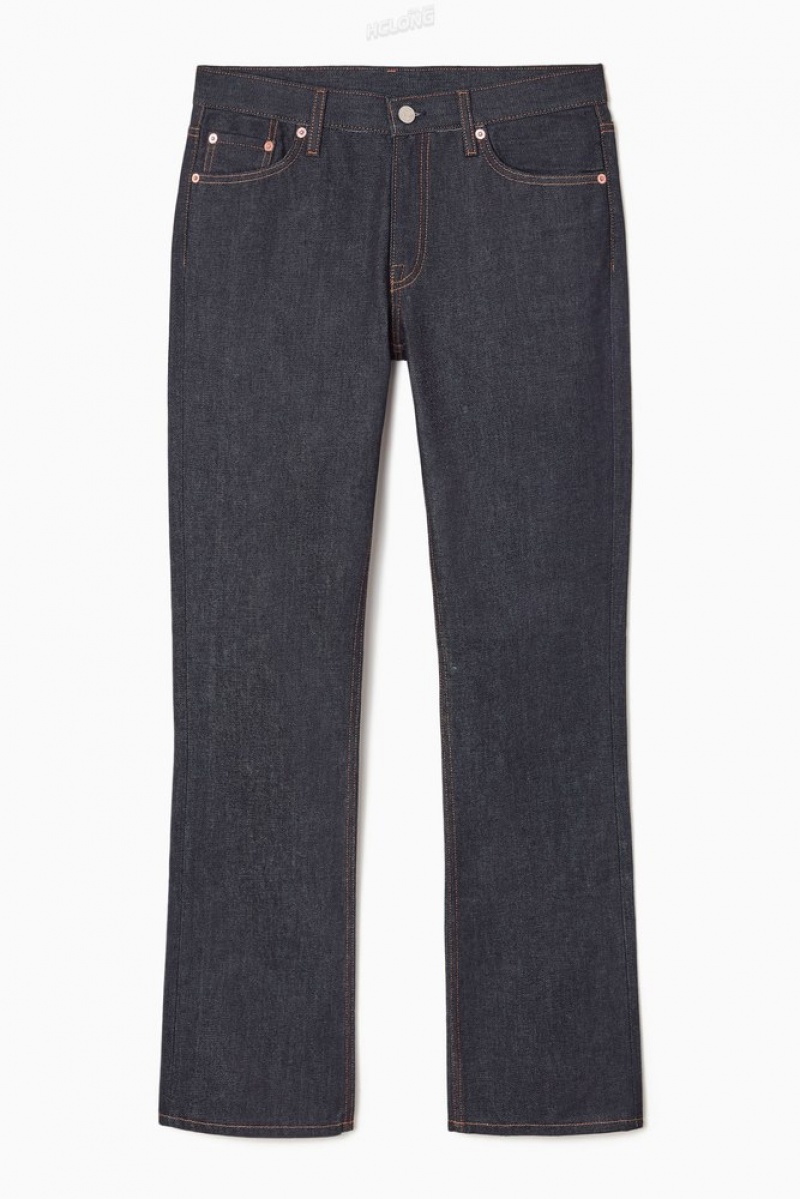 Raw Indigo COS Pipe Jeans - Bootcut Jeans | GD22-M8IM