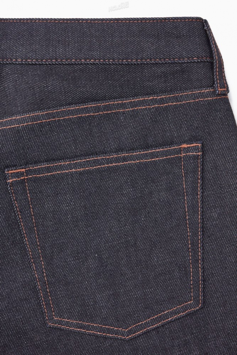 Raw Indigo COS Pipe Jeans - Bootcut Jeans | GD22-M8IM