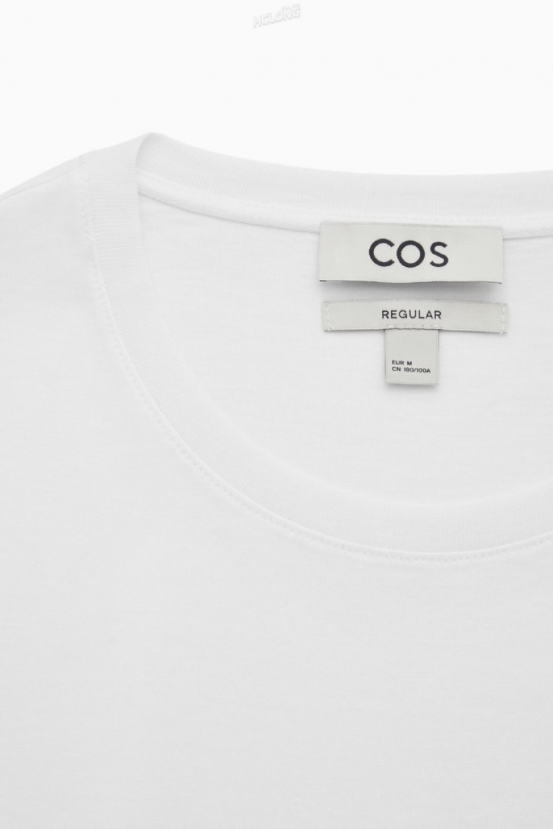 White COS 3-Pack The Extra Fine T-Shirts T-shirts | LT19-S4LA