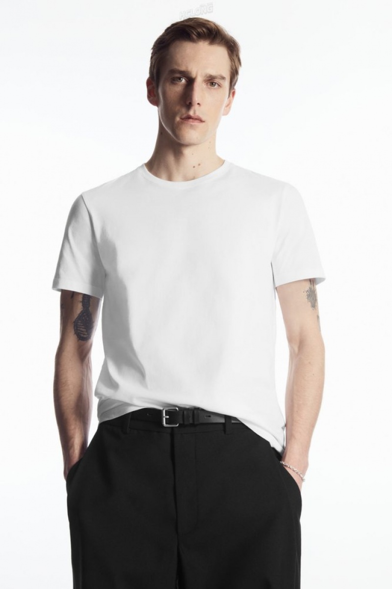 White COS 3-Pack The Extra Fine T-Shirts T-shirts | LT19-S4LA