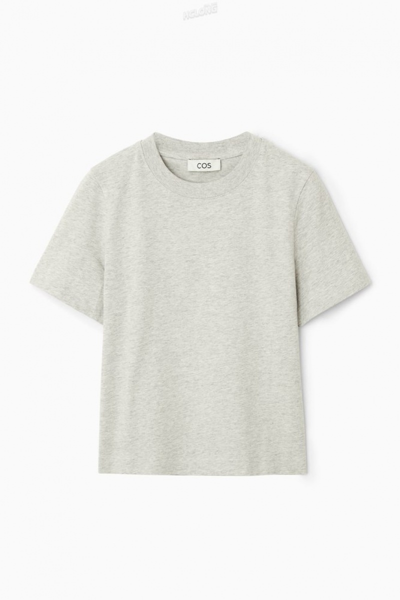 White COS The Clean Cut T-Shirt T-shirts | RX37-W8DH