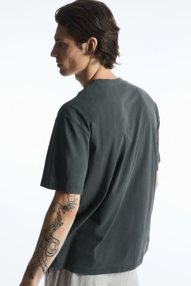 White COS The Super Slouch T-Shirt T-shirts | VA09-D2QH