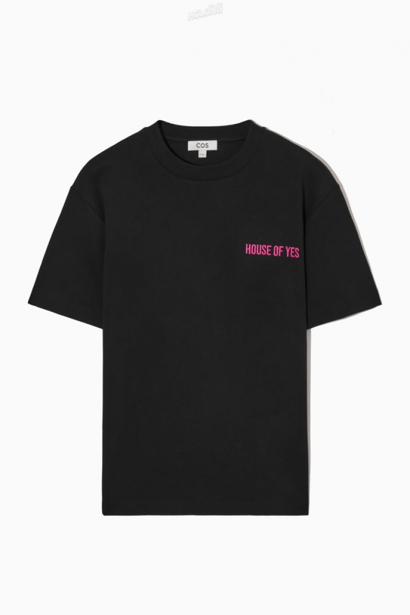 White / Printed COS Pride 2023 T-Shirt T-shirts | TH74-F3OD