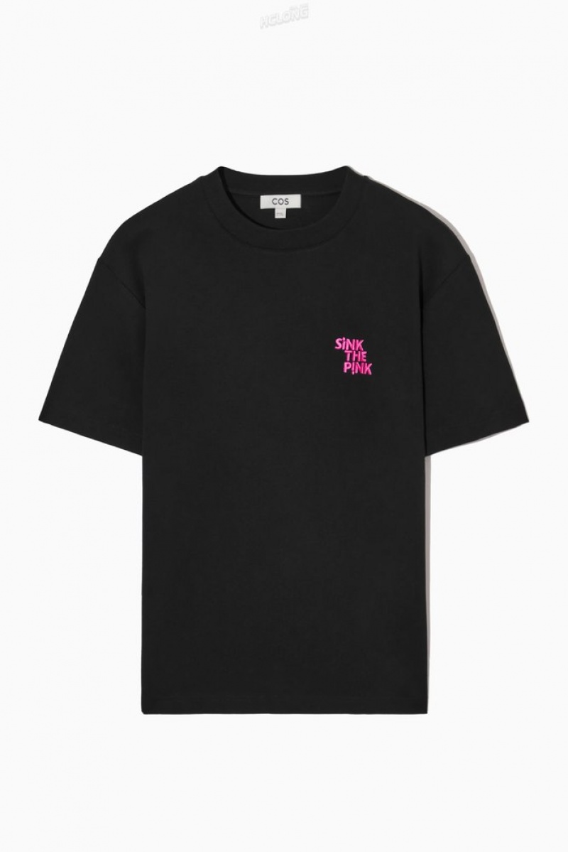 White / Printed COS Pride 2023 T-Shirt T-shirts | UW34-Z5IL